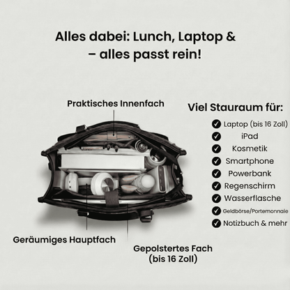 3-in-1 Allround-Shopper für Business & Alltag